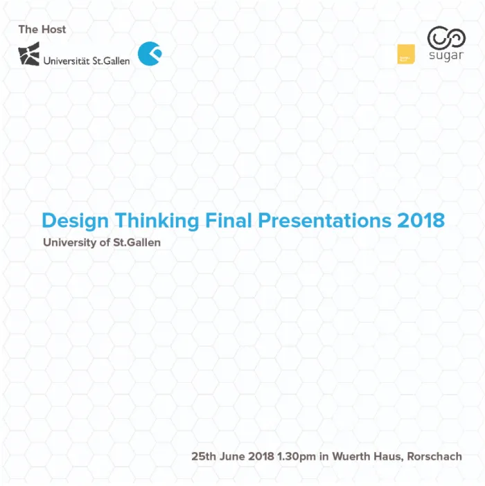 SUGAR+ Final Presentations St. Gallen '18