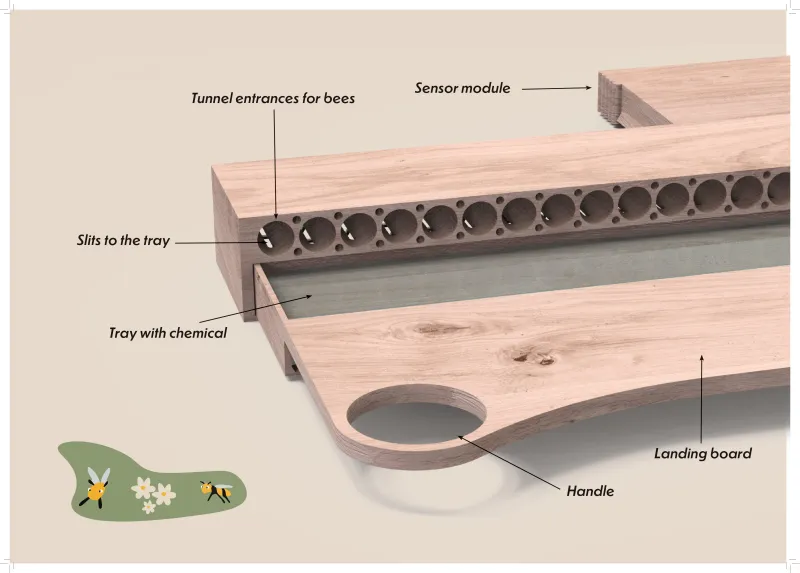 Redesigning Beekeeping – Attract (2022/23), image 2