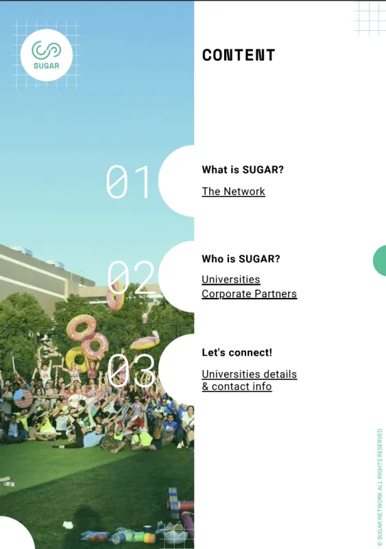 SUGAR University Members Booklet